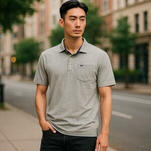 Vineyard Vines Target Men’s Polo Shirt 2XL Summer Coastal Gray Blue Casual